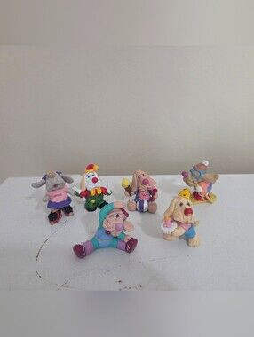 Vintage 1985 Ganz Bros Wrinkles Set Of 6
